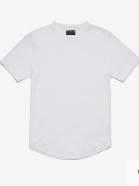Goodlife Tri-Blend Scallop Crew T-Shirt - White